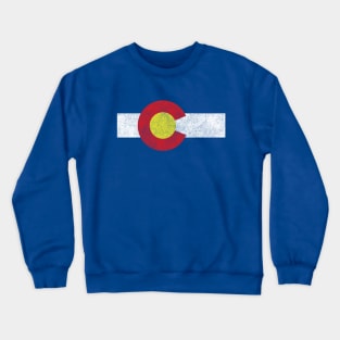 colorado vintage flag Crewneck Sweatshirt